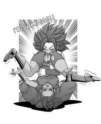 anilingus black_eyes black_hair blush boots breasts caulifla dark-skinned_female dark_skin dragon_ball dragon_ball_super female female_focus female_only females_only kale licking_anus light-skinned_female light_skin long_hair plumlewds pubic_hair pussy pussy_juice saiyan saliva_trail spiky_hair yuri rating:Explicit score:115 user:Cranium