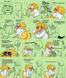 2019 alphys big_breasts big_penis blowjob blush cheek_bulge clothing comic digital_media_(artwork) edit edited erection erection_under_clothes fellatio female frisk frisky_(under(her)tail) glasses hanon(editor) huge_cock imminent_fellatio imminent_oral male oral oral_sex saliva spanish_text syhpla text thewill under(her)tail undertale undertale_fanfiction rating:Explicit score:64 user:Hanon