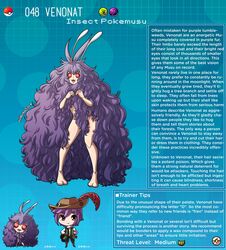 english_text highres humanoid insects kinkymation nintendo nude page_48 page_number pokémon_(species) pokemon pokemon-girl_encyclopedia pokemorph pokemusu profile tagme text text_box venonat rating:Questionable score:87 user:!nner$elf89