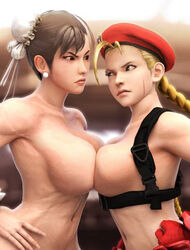 2girls 3d ass beret big_ass big_breasts blender blonde_hair braid breast_press breast_to_breast breasts breasts_to_breasts brown_hair bubble_butt bun_cover busty cammy_white capcom chun-li cleavage close-up crisisbeat dildo dildo_in_ass double_bun earrings female female_only hat hourglass_figure jewelry large_breasts long_hair looking_at_another multiple_girls nude nude_female nudity public pussy street_fighter street_fighter_v twin_braids wide_hips yuri rating:Explicit score:40 user:ShadowPain