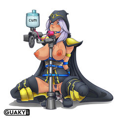 1girls archer areolae arms_behind_back ashe_(league_of_legends) big_breasts black_robe blue_eyes bondage breasts clothing cum cum_drinking cum_eating cum_in_container cum_in_throat dildo eyelashes eyeshadow female female_only female_pubic_hair fixed_toy force_feeding forced_orgasm gag gokkun guaky hitachi_magic_wand league_of_legends long_hair nipples oral oral_rape pubic_hair red_lipstick restrained ring_gag riot_games robe sex_machine slim squatting throat_fuck throat_training vibrator white_hair rating:Explicit score:221 user:RichardWangstein