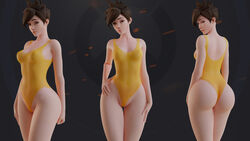 1girls 3d arhoangel ass big_ass blender female female_only looking_at_viewer one-piece_swimsuit overwatch solo swimsuit thick_thighs tracer wide_hips rating:Questionable score:211 user:justausername