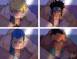 6+boys 8boys :>= anteater_face arched_back archer bara barefoot bent_over big_penis black_eyes black_hair blonde_hair blowjob blowjob_face blue_hair blush brown_hair brown_skin cock_gobble cock_hungry crossover cu_chulainn_(fate) cum_hungry dark-skinned_male dark_skin deep_blowjob ear_piercing earrings eijirou_kirishima emiya_(fate) facepaint fate/stay_night fate_(series) feet fellatio forehead_protector gay giving_head going_down_on golewdgo green_eyes headband human_only interracial inuzuka_kiba katsuki_bakugou knob_polishing leon_(pokemon) light-skinned_male long_hair looking_at_viewer male male_only male_pov mouthful multiple_boys my_hero_academia naked naruto naruto_(series) naruto_shippuden nude nude_male oral oral_sex penis penis_in_mouth playing_skinflute pokemon pokemon_ss ponytail pov pov_eye_contact precum precum_drip pubic_hair purple_hair raihan_(pokemon) red_eyes saliva_on_penis sex slit_pupils spiky_hair sucking sucking_off tan_skin tied_hair twink uzumaki_naruto voluptuous white_hair yaoi rating:Explicit score:110 user:Gaping-Naruwhore