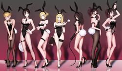 1boy 6girls annie_leonhardt armin_arlert attack_on_titan breasts bunny bunny_ears bunny_girl bunnysuit christa_lenz covering_crotch crossdressing embarrassed female femboy hanji_zoe high_heels hips historia_reiss hourglass_figure male mikasa_ackerman multiple_girls petite pieck_finger royalty sasha_braus shingeki_no_kyojin thighs trap waist yaoko rating:Questionable score:761 user:deleted4117