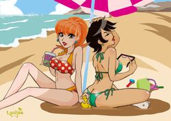 charlene_doofenshmirtz disney disney_channel female female_only first_porn_of_character glasses human linda_flynn-fletcher lychee-soda multiple_females multiple_girls phineas_and_ferb swimsuit rating:Explicit score:60 user:bot