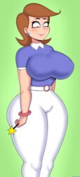 1girls areola_bulge breasts cameltoe curvaceous curvy curvy_figure drunkavocado female female_only huge_breasts milf nickelodeon the_fairly_oddparents thick_thighs tight_clothing timmy's_mom voluptuous wide_hips rating:Questionable score:449 user:justausername