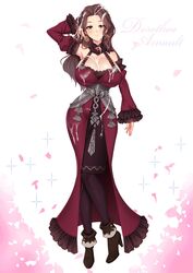 1girls brown_hair cleavage cum cum_on_body cum_on_breasts cum_on_face cum_on_hair cum_on_hand cum_on_leg cum_on_lower_body dorothea_arnault dress earrings fire_emblem fire_emblem:_three_houses green_eyes high_heels huge_breasts large_breasts long_hair looking_at_viewer nintendo post-timeskip smile solo thick_thighs virus-g wide_hips rating:Explicit score:32 user:kris923