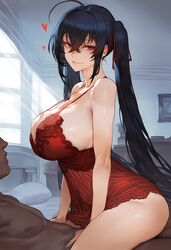  ai_generated azur_lane big_breasts dark-skinned_male interracial kaikoi taihou_(azur_lane)  rating:explicit score: user:amolaspollxs