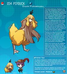 english_text female highres kinkymation nintendo page_54 page_number pokémon_(species) pokemon pokemon-girl_encyclopedia pokemon_rgby pokemorph pokemusu profile psyduck tagme text text_box rating:Safe score:54 user:!nner$elf89