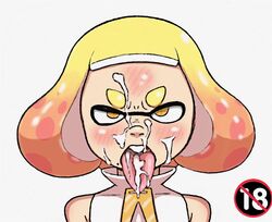 1girls after_fellatio after_sex cum cum_in_mouth cum_on_face inkling inkling_girl nintendo nuranura-san pearl_(splatoon) solo splatoon splatoon_2 tagme rating:Explicit score:102 user:fewlewds