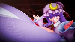 1girls 3d animated breast_expansion breasts cleavage female female_only hyper hyper_breasts imbapovi immobile long_hair longer_than_30_seconds longer_than_one_minute mikumikudance mmd patchouli_knowledge purple_hair solo solo_female sound touhou uncensored video wardrobe_malfunction rating:Questionable score:66 user:Dragonballgt9999