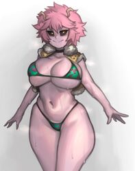 1girls belly belly_button big_breasts bikini black_sclera breasts bursting_breasts cleavage curvaceous curvy curvy_figure female female_focus female_only hi_res highres horns huge_breasts jacket kelvin_hiu large_breasts looking_at_viewer mina_ashido my_hero_academia navel open_jacket pink_hair pink_skin simple_background skindentation smile solo solo_female solo_focus steam steaming_body swimsuit thick_thighs thong voluptuous wide_hips rating:Questionable score:353 user:Cumbrain