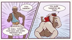 2boys anal anal_penetration animated bottomless comic dark_skin english_text gay hades_(game) instant_loss_2koma male_only mating_press questionable_anatomy spiceyart theseus_(hades) thrusting_into_ass yaoi zagreus rating:Explicit score:107 user:Spiceyart