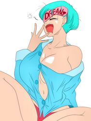 1girls breasts bulma_briefs dragon_ball female female_only huge_breasts nala1588 pajamas shounen_jump solo solo_female tagme tired yawn rating:Explicit score:64 user:Dragonballgt9999