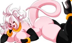 1girls 2010s android_21 ass ass_up black_sclera breasts dark_persona dragon_ball dragon_ball_fighterz female female_only high_heels huge_breasts humanoid long_hair majin majin_android_21 monster_girl nala1588 pink_skin pointy_ears red_eyes solo tagme tail thick_thighs white_hair rating:Explicit score:138 user:db_gals