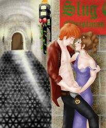 harry_potter hermione_granger hollyboo2001 ron_weasley tagme rating:Explicit score:4 user:bot