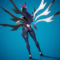 3d ass battle_bunny_irelia big_ass bunny_ears bunny_girl bunnysuit female female_only heels hi_res highres irelia_xan large_ass league_of_legends pantyhose purple_hair ryanreos solo thick_thighs thighs rating:Questionable score:112 user:EphemeralEntity