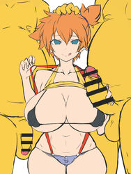 big_breasts blush censored dd_(artist) green_eyes huge_breasts hypno kasumi_(pokemon) large_breasts nintendo nipples orange_hair pokemon pokemon_rgby pokephilia red_hair smile smiling suspenders thick thick_thighs thighs tongue tongue_out rating:Explicit score:176 user:Misty_lover