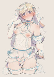 1boy axis_powers_hetalia baiwa blonde_hair blue_eyes blush bridal_veil bride byebyefrog choker chubby crossdressing earrings elbow_gloves erection femboy finland_(hetalia) gray_background heart_censor inverted_nipples lingerie looking_at_viewer male_bride male_only male_with_breasts manboobs moobs penis puffy_nipples see-through short_hair simple_background small_penis thick_thighs thighhighs tino_vainamoinen trap_bride trap_wife wedding_dress wedding_lingerie rating:Explicit score:515 user:deleted4506