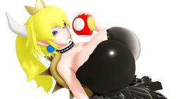 1girls 3d animated blonde_hair blue_eyes bouncing_breasts bowsette breast_expansion breasts cleavage crown earrings female female_only genderswap_(mtf) horns huge_breasts hyper_breasts imbapovi longer_than_30_seconds mario_(series) mmd music new_super_mario_bros._u_deluxe nintendo rule_63 simple_background solo solo_female sound standing tagme video video_games white_background rating:Questionable score:155 user:Dragonballgt9999