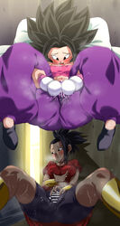 2girls alternate_version_available bar_censor between_legs between_thighs boots breasts caulifla censored cleavage clothed color colored dragon_ball dragon_ball_super female female_masturbation female_only huge_breasts kale masturbation nipple_bulge nipple_tweak pokies rom saiyan self_fondle shounen_jump spiky_hair teenage_girl teenager vibrator rating:Explicit score:200 user:Dragonballgt9999