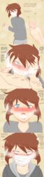 1boy 1girls 4koma after_deepthroat ahe_gao all_the_way_to_the_base bags_under_eyes big_penis blue_eyes blush brown_hair charlie_(mooncancer00) comic cum_in_mouth cum_in_throat cum_under_mask deepthroat deepthroat_holder depressed eye_contact face_mask fellatio femsub good_girl head_grab jordan_(mooncancer00) large_penis looking_at_viewer maledom mask masked mooncancer00 mouthful musk oral pale-skinned_female pale-skinned_male pov pov_eye_contact sex short_hair simple_background smell submissive submissive_female surgical_mask swallowing_cum swallowing_sounds sweat sweatdrop tears text text_focus throat tongue_out twitch twitch.tv twitching rating:Explicit score:1103 user:mn0858