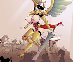 3boys 6+girls 6girls adepta_sororitas adeptus_mechanicus big_breasts breasts breasts_out cat_face cheems crossover darkminou female female_focus flashing_breasts high_heel_boots high_heels huge_breasts humor large_breasts living_saint meme mickey_mouse multiple_boys multiple_girls nipple_piercing pierced_nipples puffy_nipples r/dogelore saint_celestine sister_of_battle space_marine space_wolves ssethtzeentach thighhighs topless uwu warhammer_(franchise) warhammer_40k winged_humanoid wings youtuber rating:Explicit score:202 user:marvyn