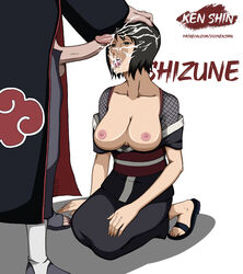 1boy 1boy1girl 1girls akatsuki_(naruto) areolae big_breasts black_eyes black_hair breasts breasts_out character_name cleavage climax cloak clothing cum cum_drip cum_in_nose cum_on_face cum_on_hair cum_on_tongue cum_trail ejaculation empty_eyes erection feet_up female_focus hand_on_head high_resolution kenshin kimono kneeling long_hair mind_break nail_polish naruto naruto_(series) naruto_shippuden nipples open_clothes open_mouth open_pants open_toe_shoes pain_(naruto) pants partial_male penis_out sandals shizune short_black_hair simple_background standing text toes tongue tongue_out url web_address white_background rating:Explicit score:69 user:UnrealHarbor