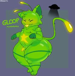 1boy 2d alien antennae_(anatomy) anthro artist_name ass axoarts balls ballsack belly big_ass blush body_fur chubby circumcised digital_media_(artwork) ear_markings felid feline femboy front_view furry genitals girly glans gloves_(marking) glowing_antennae glowing_tail gnarpian gnarpy green_body green_fur grey_background hi_res huge_ass humanoid_genitalia humanoid_penis laughing male male_only markings naked navel nude_male paws penis regretevator roblox scrotum semi-erect simple_background slightly_chubby small_penis smile smooth_penis solo star_(marking) stripes tagme tail testicles text thick_thighs tongue tongue_out ufo wide_hips yellow_blush yellow_tongue rating:Explicit score:238 user:zxcvcombo