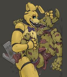 against_wall alienbug anal anal_sex bodily_fluids bunny bunny_ears canon_appearance ear_grab fazbear_frights five_nights_at_freddy's gay gay_sex genitals gore guro hi_res kissing long_tongue male/male male_only penetration precum precum_string saliva scottgames sex spring_bonnie spring_bonnie_(fnaf) springtrap springtrap_(fnaf) submissive_male tongue rating:Explicit score:54 user:Bar_max_