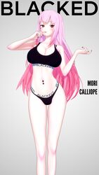 3d abused_paragon_(artist) blacked blacked_clothing busty cleavage commission female_only hololive hololive_english hololive_myth koikatsu midriff mori_calliope navel navel_piercing pink_hair queen_of_spades solo solo_female virtual_youtuber voluptuous voluptuous_female rating:Questionable score:83 user:phase059