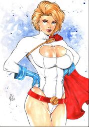 1girls 2019 big_breasts blonde blonde_hair blue_eyes blue_gloves breasts busty cape cleavage cleavage_cutout cleavage_overflow curvaceous curvy dated dc dc_comics earth-2 earth2 earth_2 ed_benes_studio eyeshadow female female_only full_cleavage gloves hands_on_hips huge_breasts jsa justice_society justice_society_of_america karen_starr kryptonian lanio_sena large_breasts leotard makeup mascara pink_lips pink_lipstick pinup power_girl red_cape short_hair signature solo standing superheroine thick_thighs thighs thong_leotard voluptuous white_leotard rating:Safe score:45 user:JackieEstacadoThrowaway