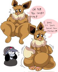 2022 ass big_ass big_breasts breasts dork_boi dorky_(lewd_dorky) eevee female female_focus furry huge_ass lewd_dorky nintendo nipple_tuft pokémon_(species) pokemon thick_thighs thighs wide_hips rating:Explicit score:55 user:Rapattack12