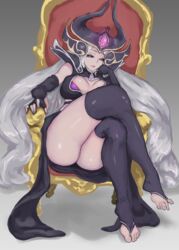 big_ass big_breasts cleavage feet league_of_legends seoyong stirrup_legwear syndra tagme thick_thighs toes rating:Explicit score:143 user:Hantise