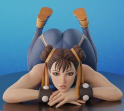 1girls 3d asian asian_female ass bodysuit bracelets brown_eyes brown_hair butt capcom chun-li chun-li_(fortnite) clothed clothed_female clothes clothing dat_ass emberstock female female_only fortnite fully_clothed hair_bun hair_buns head_down_ass_up looking_at_viewer skin_tight sneakers solo solo_female street_fighter tagme tight_clothing rating:Questionable score:588 user:thewalkinged