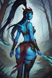  ai_generated civitai female ghost ghost_girl kalista killeruwu13_ai league_of_legends looking_at_viewer video_games  rating:explicit score: user:bot