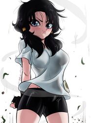 1girls bike_shorts black_hair dragon_ball dragon_ball_z lordguyis pout see-through see-through_clothing spats thighs twintails videl rating:Questionable score:85 user:LewdLord