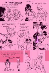 alphys alternate_universe anthro ass big_breasts big_butt bodily_fluids bottomless breasts clothed clothing coat comic english_text eyewear face_shield female frisk frisky_(under(her)tail) glasses gloves handwear hi_res holding_breast human humanoid kneeling lab_coat lizard machine male mammal mask mettabyte mettaton_ex page_21 reptile robot rule_63 scalie sweat syhpla tears text thewill topwear under(her)tail undertale video_games welding_mask yelling rating:Explicit score:29 user:deleted4741