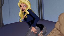 1boy 1girls ass big_breasts black_canary blonde_hair clothing color creampie cum_in_pussy dc dc_comics dcau dinah_lance faceless_male female from_behind green_arrow_(series) justice_league leotard lex_luthor long_hair male male/female penetration penis pussy sex solo_focus something_unlimited straight sunsetriders7 vaginal_penetration rating:Explicit score:80 user:Darblue3