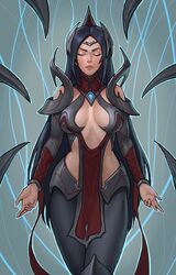 1girls anihenart anihilator armor big_breasts breasts closed_eyes female female_only irelia_xan league_of_legends long_hair solo solo_female standing tagme video_games rating:Explicit score:80 user:Hantise