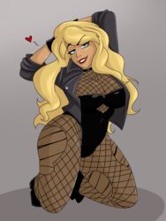 big_ass big_breasts black_canary blonde_hair dc fishnets green_arrow_(series) posing posing_for_the_viewer r3draynb0w rating:Questionable score:14 user:R3dRaynb0w