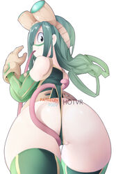 ass ass_focus back_view cute female flat_ass hotvr leotard my_hero_academia prehensile_tongue solo thighs thong tsuyu_asui rating:Explicit score:383 user:Freezer88