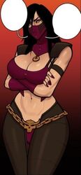 1girls 2d breasts cleavage clothed_female clothing curvaceous curves curvy demon_girl edenian hair hips hourglass_figure huge_breasts humanoid hybrid legs looking_at_viewer mascara mask masked medium_hair mileena monster monster_girl mortal_kombat mortal_kombat_(2011) mortal_kombat_x mrpotatoparty narrow_waist navel netherrealm_studios solo standing stomach straight_hair tarkatan thick_thighs thighs toned video_game voluptuous wide_hips yellow_eyes rating:Questionable score:225 user:ShadowPain