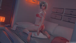 1girls 3d ass barefoot breasts feet female female_only mercy overwatch soles solo toes velocihaxor rating:Questionable score:116 user:justausername