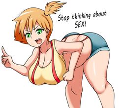 1girls alternate_breast_size ass back big_breasts breasts cucarachaaa dat_ass english_text female female_only green_eyes huge_breasts kasumi_(pokemon) large_breasts legs orange_hair pokemon pokemon_rgby red_hair solo stop_thinking_about_sex text thick thick_thighs thighs rating:Questionable score:119 user:Misty_lover