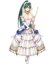 1girls beazy bouquet breasts breasts_out bride candle choker circle_dress dress earrings edit fire_emblem fire_emblem:_the_blazing_blade fire_emblem_heroes flower gloves green_eyes green_hair highres jewelry long_dress long_hair looking_at_viewer lyn_(bridal)_(fire_emblem) lyn_(fire_emblem) lyndis_(fire_emblem) nintendo nude_edit nude_filter ponytail shirt_down simple_background slippers smile third-party_edit very_long_hair wedding_dress white_background white_dress rating:Explicit score:34 user:Doctorvalmont