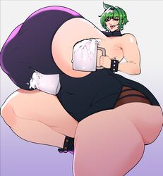 1girls annabel_(eigaka) ass ass_bigger_than_head bare_ass bare_legs bare_thighs big_ass big_breasts breasts breasts_bigger_than_head dress eigaka female female_focus female_only giant_ass giant_breasts gigantic_ass gigantic_breasts goth green_hair holding_drink huge_ass huge_breasts huge_thighs hyper hyper_ass hyper_breasts licking_lips massive_ass massive_breasts milf mostly_clothed nipples_visible_through_clothing no_bra revealing_clothes sideass sideboob smile solo strongmoist tall_female thick_thighs wide_hips rating:Explicit score:179 user:Phattest_Ass