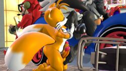 3d 3d_(artwork) 5_toes anal anthro anus car diphallia diphallism echidna feet fox gadget_the_wolf gay infinite_(sonic) jackal knuckles_the_echidna male male/male male_only multi_penis penis sonic_(series) sonic_forces sonic_the_hedgehog svetlanasol tails wolf yaoi yellow_body rating:Explicit score:7 user:Tinytoonfan9