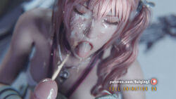 3d bulgingsenpai cum cumshot facial final_fantasy final_fantasy_xiii serah_farron sfm tagme uncensored rating:Explicit score:113 user:mavie_mavie