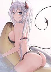 ass banana bikini butt demon_girl female female_only looking_at_viewer marinesnow solo solo_female succubus tail veibae virtual_youtuber vshojo rating:Questionable score:314 user:hobo_tipper